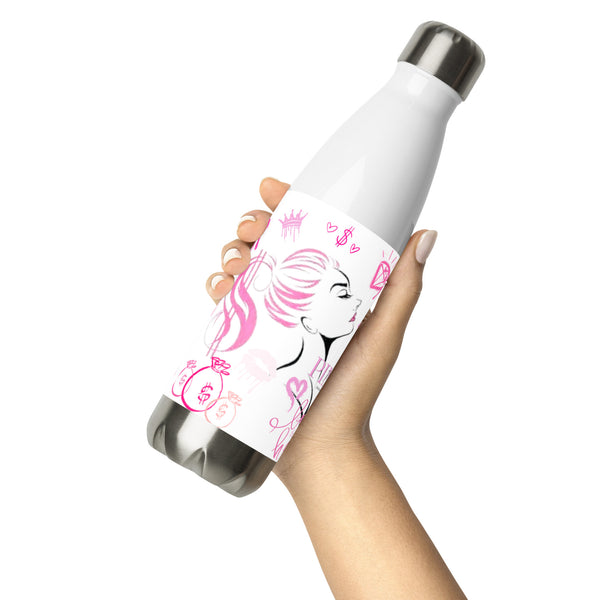 LOVE IS IN THE HAIR Water Bottle