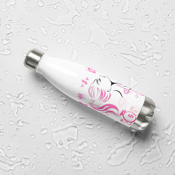 LOVE IS IN THE HAIR Water Bottle