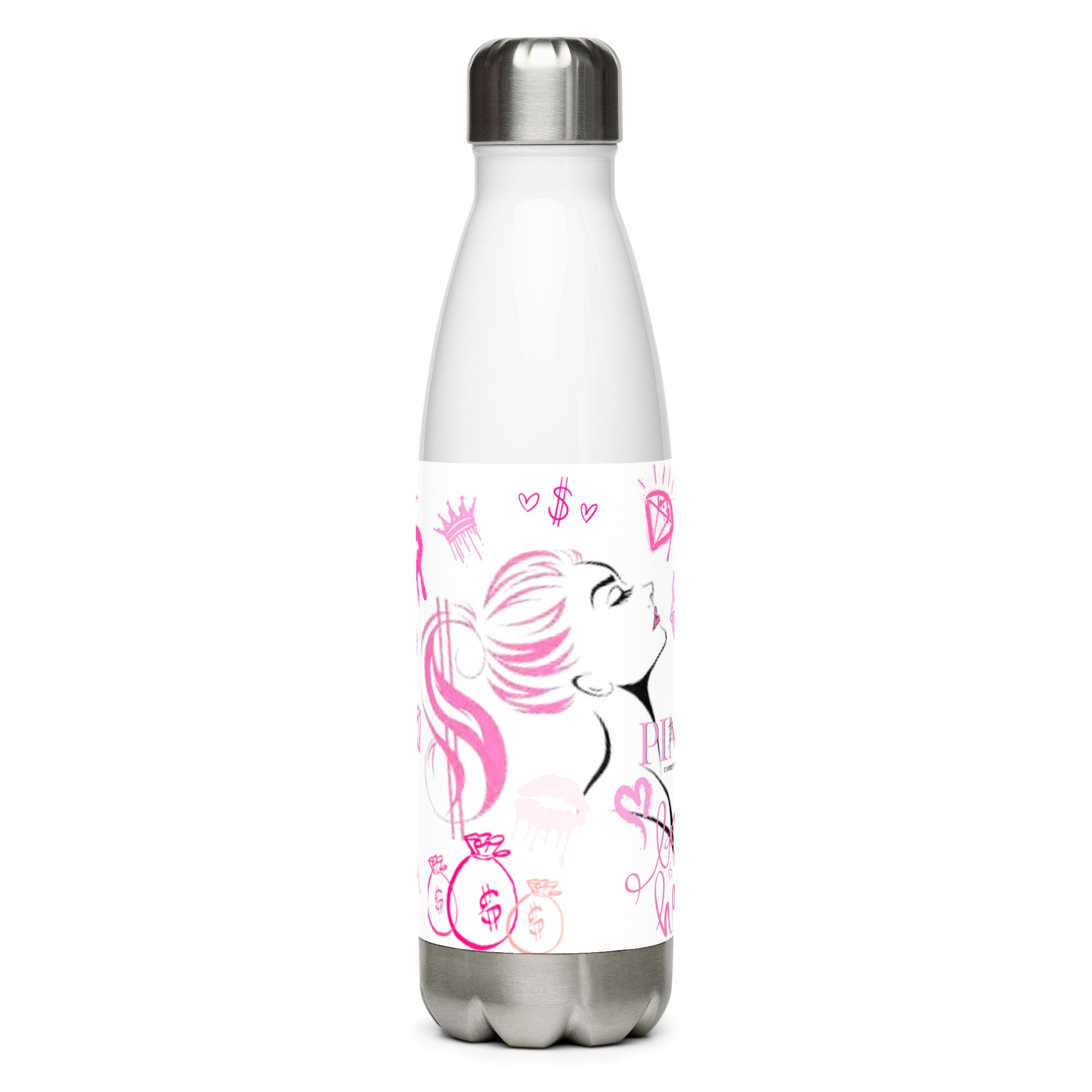 LOVE IS IN THE HAIR Water Bottle