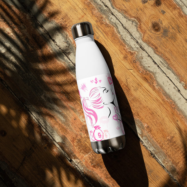 LOVE IS IN THE HAIR Water Bottle