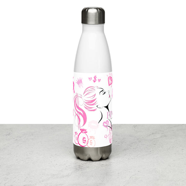 LOVE IS IN THE HAIR Water Bottle